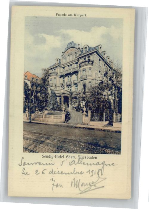 Wiesbaden Sindig-Hotel Eden Kurpark