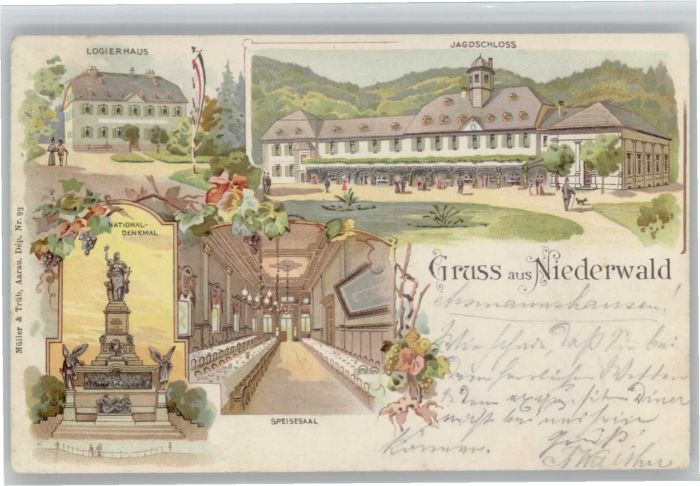 Ruedesheim iederwald Logierhaus National-Denkmal