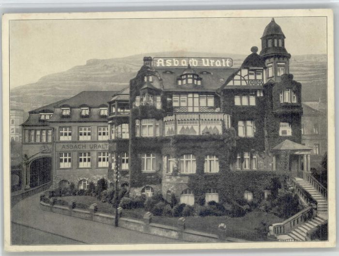 Ruedesheim einbrennerei Asbach Uralt