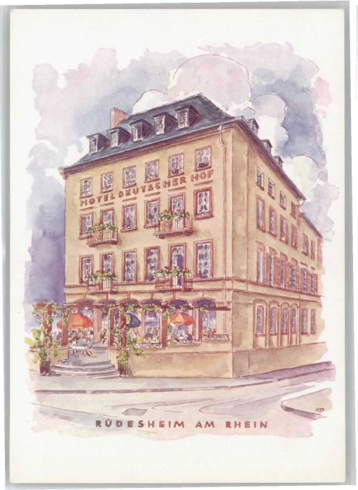 Ruedesheim otel Deutscher Hof