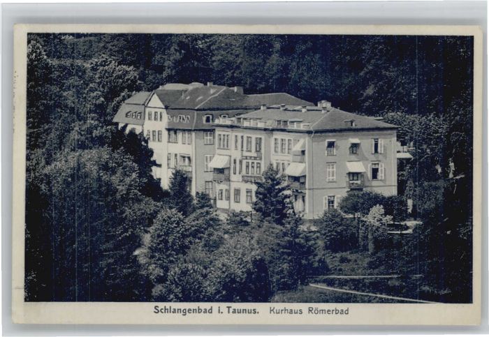 Schlangenbad Taunus Kurhaus Römerbad