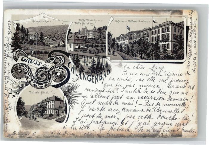 Schlangenbad Taunus Villa Waldheim Victoria Hotel Schweizer