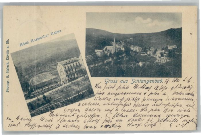 Schlangenbad Taunus Hotel Russischer Kaiser