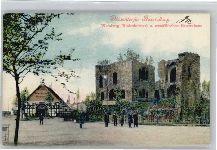 Ruedesheim einburg Düsseldorfer Ausstellung x