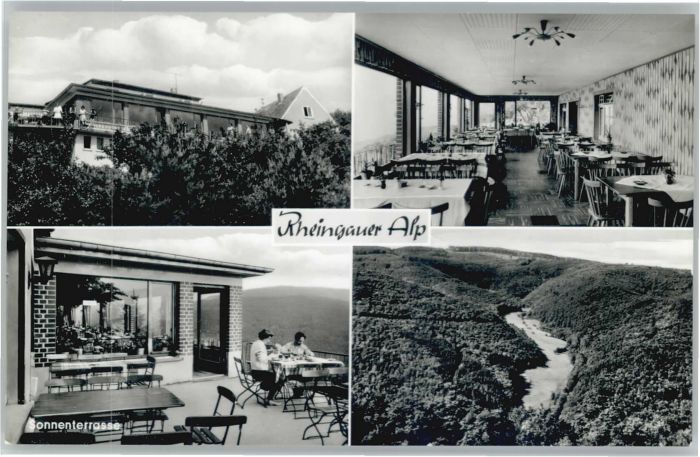 Presberg Rheingau Gaststätte Rheingauer Alp