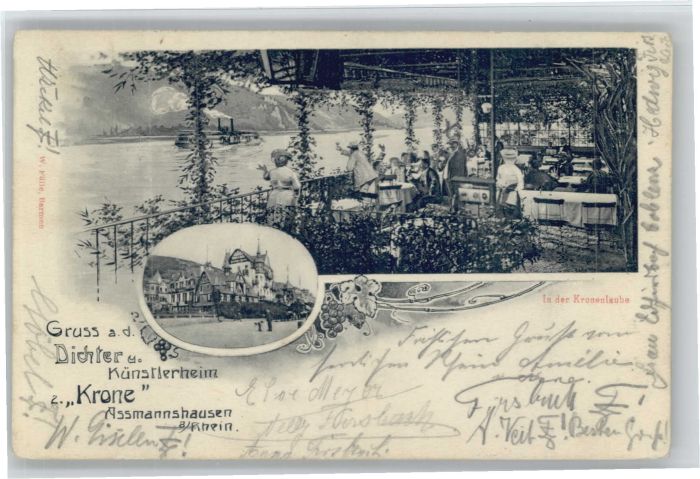 Assmannshausen Künstlerheim Zur Krone