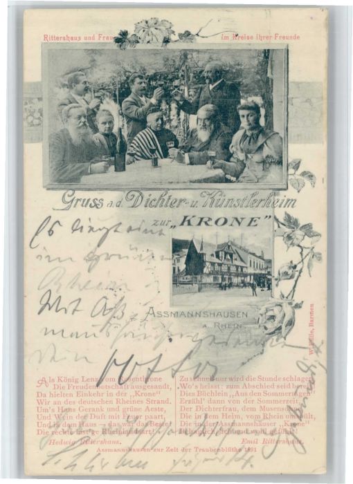 Assmannshausen Künstlerheim Zur Krone