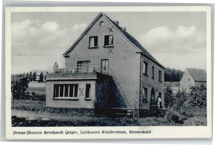Waldernbach Pension Bernhardt Geiger