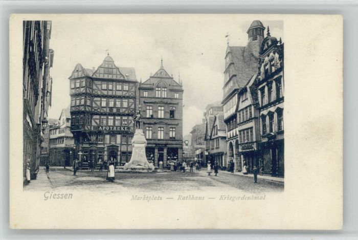 Giessen Lahn Giessen Marktplatz Rathaus