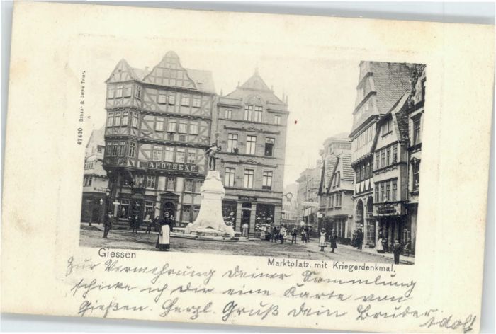 Giessen Lahn Giessen Marktplatz