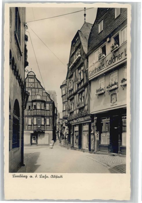 Limburg Lahn Altstadt Gasthaus Goldner Löwe