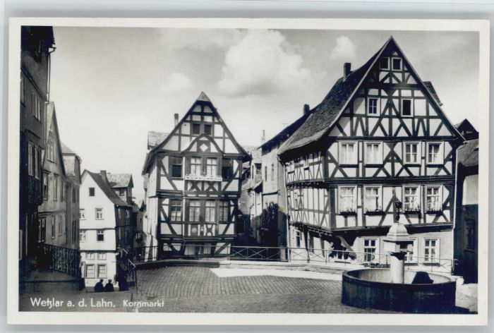 WETZLAR Lahn Hessen Kornmarkt