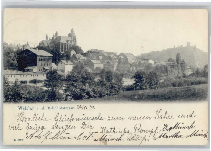 WETZLAR Lahn Hessen Bahnhofstrasse