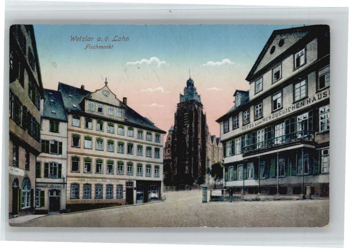 WETZLAR Lahn Hessen Fischmarkt