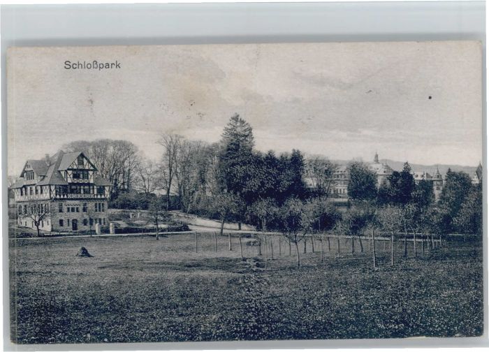 Darmstadt [Stempelabschlag] Schlosspark