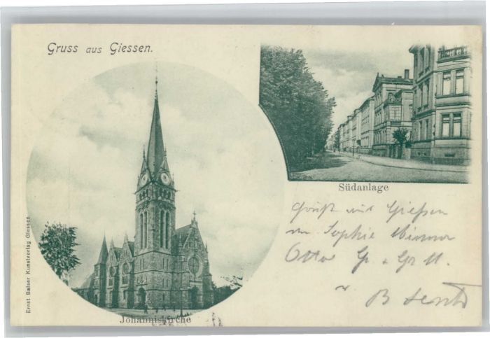 Giessen Lahn Giessen Johanniskirche Südanlage