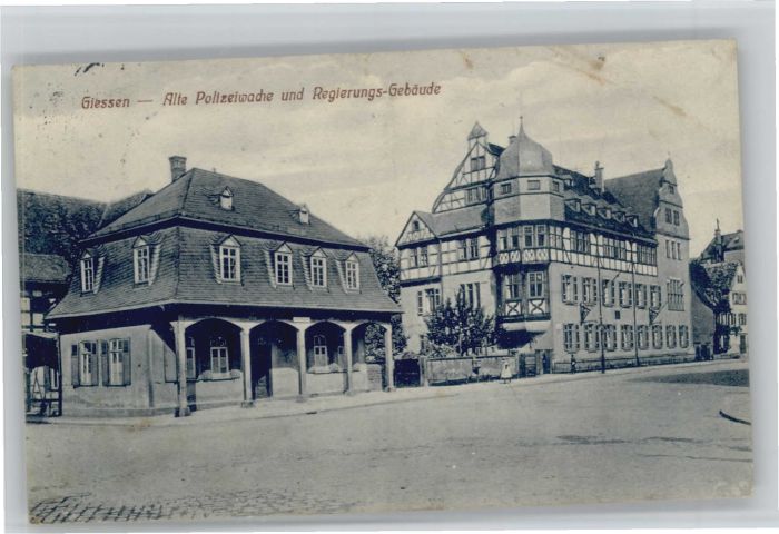 Giessen Lahn Giessen Polizeiwache Regierungs-Gebäude