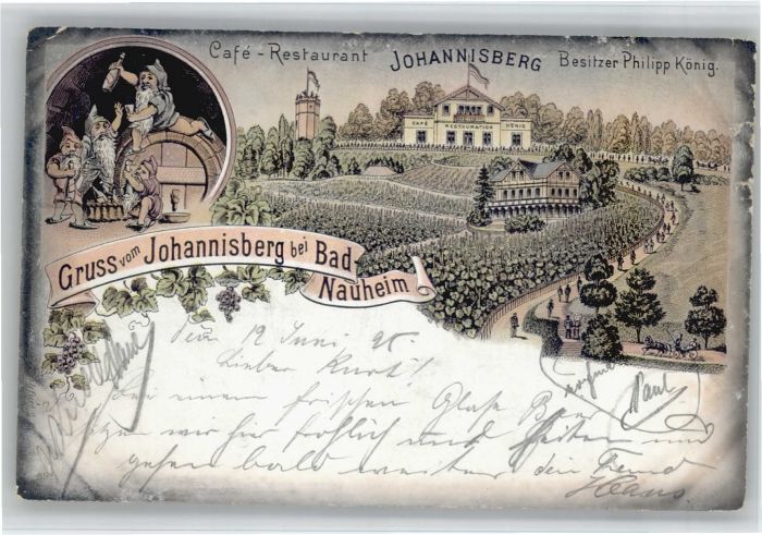 Bad Nauheim Cafe Restaurant Johannisberg