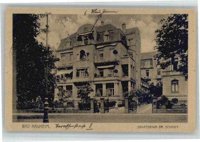 Bad Nauheim Sanatorium Dr Schmidt