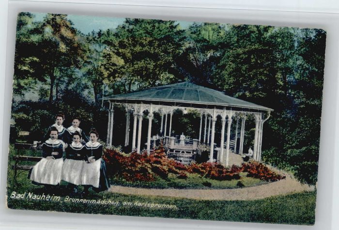 Bad Nauheim Brunnenmädchen Karlsbrunnen