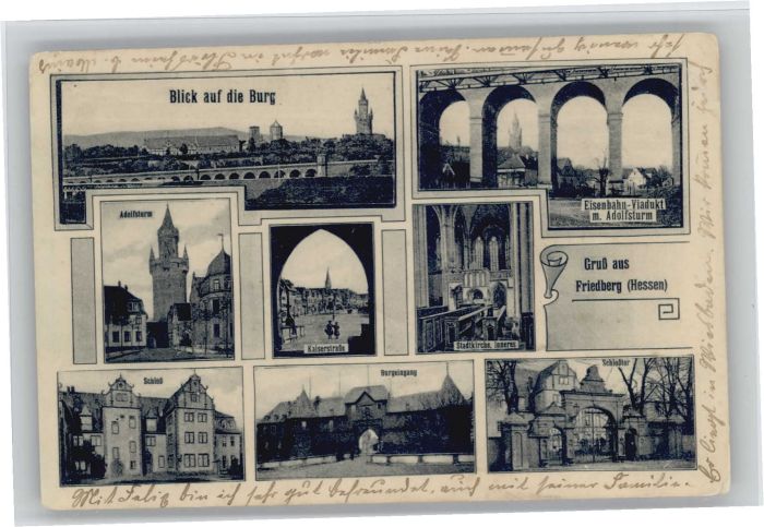 Friedberg Hessen Friedberg Kaiserstrasse Adolfsturm