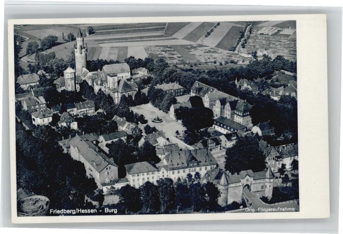 Friedberg Hessen Friedberg Fliegeraufnahme