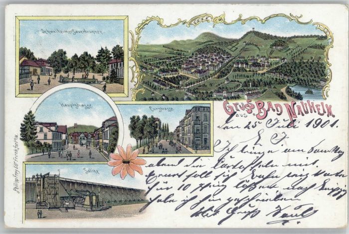 Bad Nauheim Schwalhweimer Sauerbrunnen Hauptstrasse