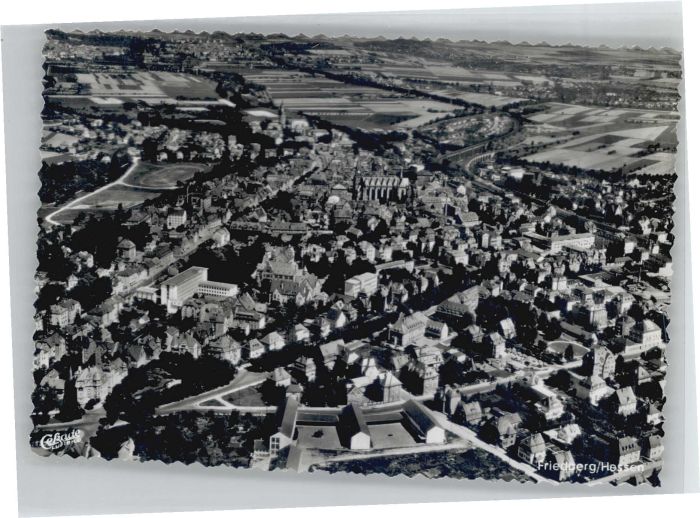 Friedberg Hessen Friedberg Fliegeraufnahme