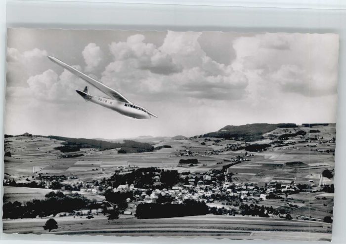 Gersfeld Rhoen ube Wachtküppel Segelflugzeug *