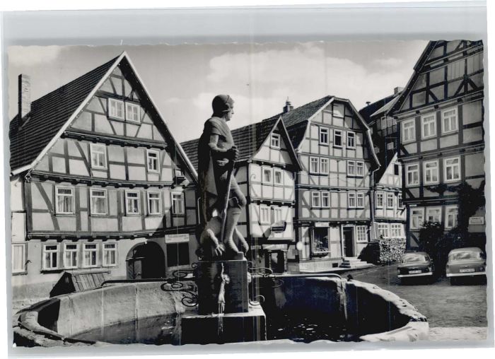 Schlitz Hessen Marktplatz St Georgsbrunnen