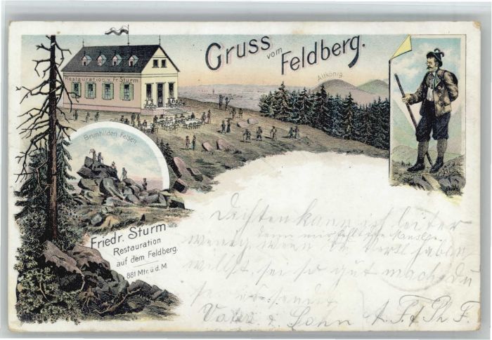 Feldberg Taunus Brunhilden Felsen Friedrich Sturm Resta