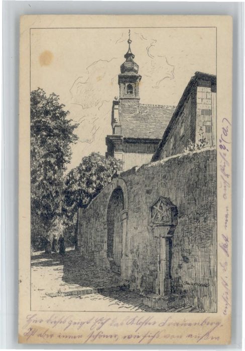 Fulda Nach Federzeichnung von Dr Otto Ubbeloh