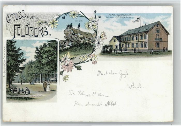 Feldberg Taunus Fuchstanz Brunhildenfelsen Feldberghaus