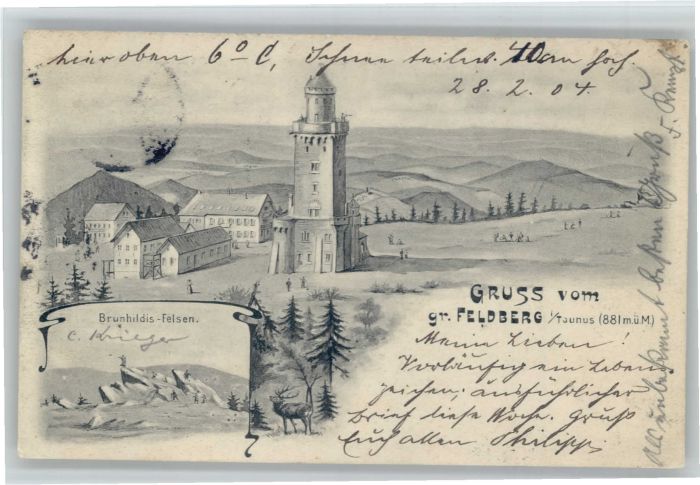 Feldberg Taunus Brunhildisfelsen