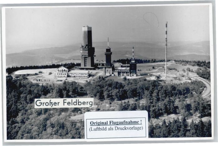 Feldberg Taunus Fliegeraufnahme