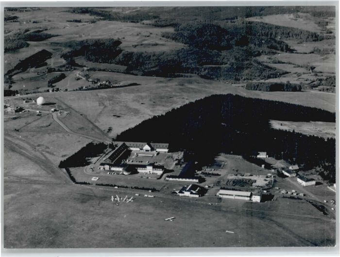 Wasserkuppe Rhoen Wasserkuppe Fliegeraufnahme