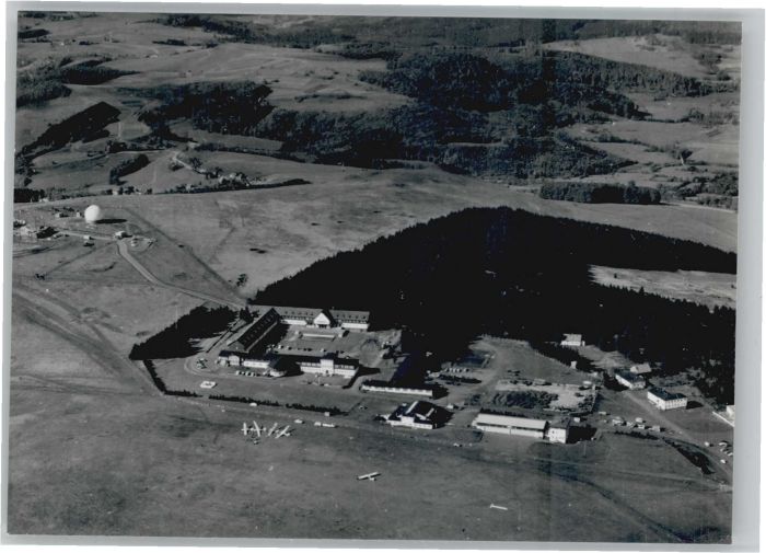 Wasserkuppe Rhoen Wasserkuppe Fliegeraufnahme