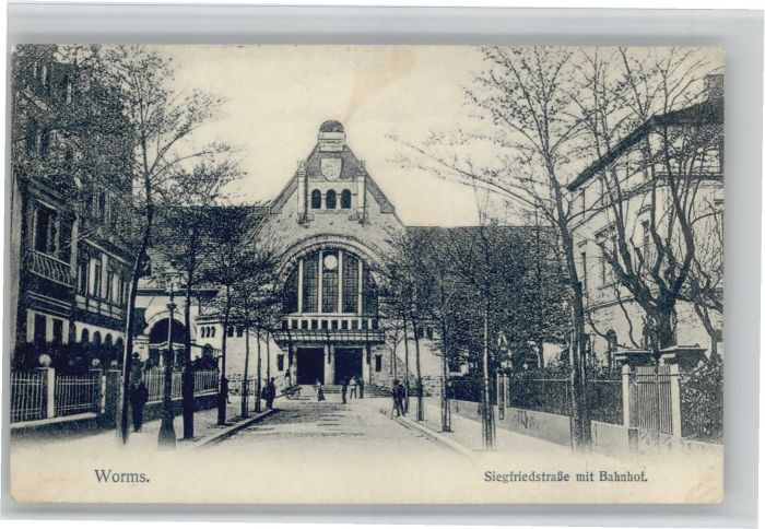 Worms Siegfriedstrasse Bahnhof