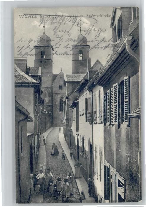 Worms Stelzengasse Andreaskirche