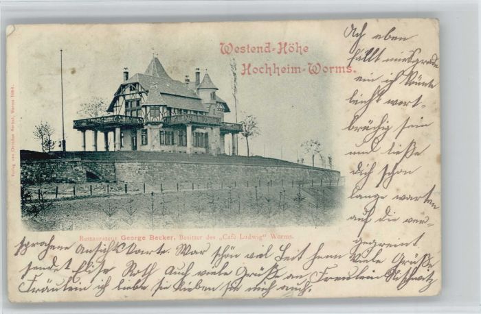 Hochheim Worms Westend-Höhe Restaurateur George Becker