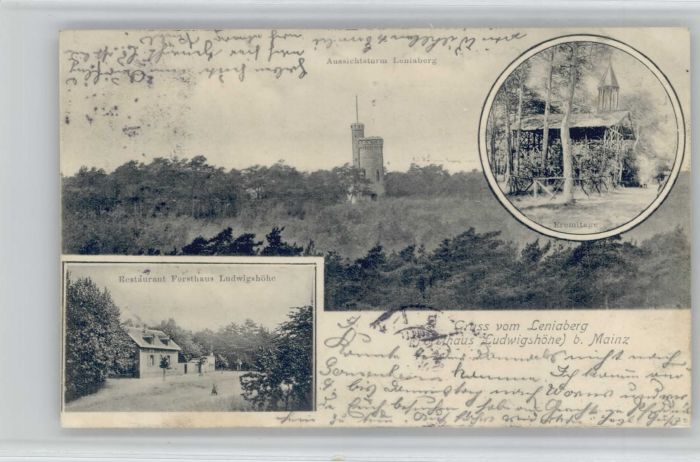 Mainz Rhein Mainz Leniaberg Forsthaus Ludwigshöhe R