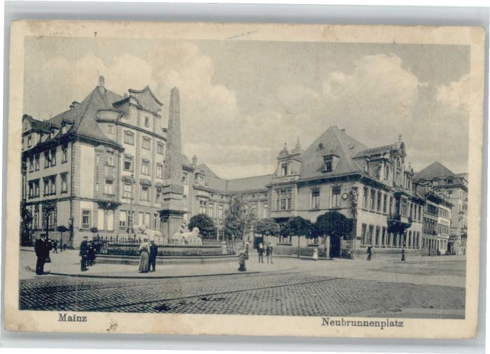 Mainz Rhein Mainz Neubrunnenplatz