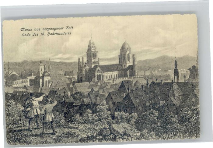 Mainz Rhein Mainz Ende 18. Jahrhundert