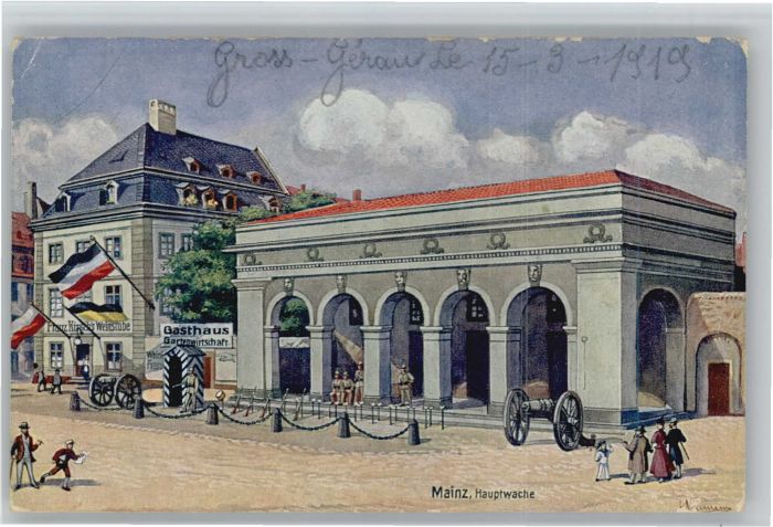 Mainz Rhein Mainz Hauptwache Gasthaus