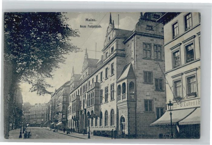 Mainz Rhein Mainz Postgebäude