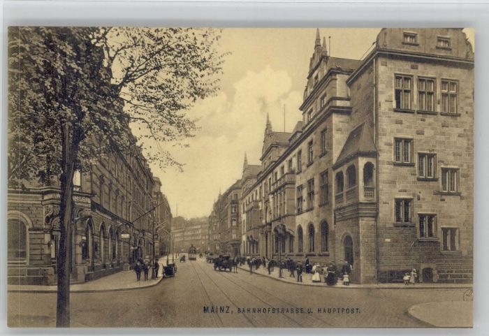 Mainz Rhein Mainz Post Bahnhofstrasse