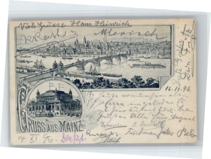 Mainz Rhein Mainz Stadthalle