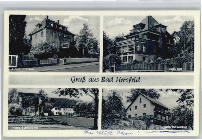 Bad Hersfeld Haus Frieden Haus Berlit Haus Schönewol
