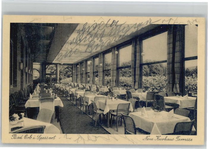 Bad Orb Kurhaus Terrasse