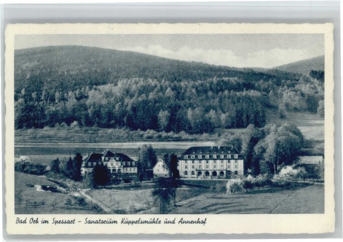 Bad Orb Sanatorium Küppelsmühle Annenhof x